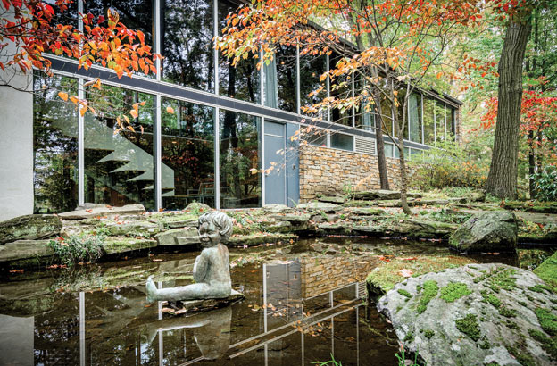 Neutra-house-pond