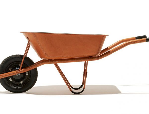 leather wheelbarrow