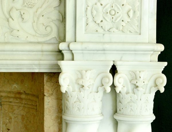 Charles T. Fisher Mansion Fireplace