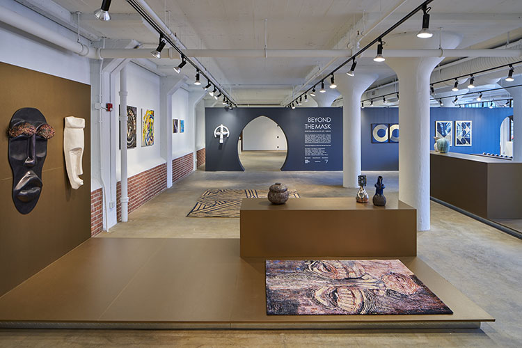 Black Artists And Designers Guild Beyond The Mask exhibit
