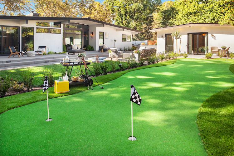 Behind Lindsey Borchard's Firepit Lounge in Turlock