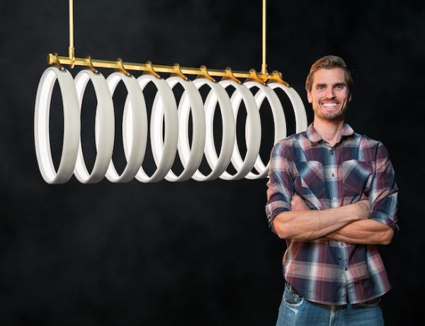 Light Sculpture by Ted Bradley