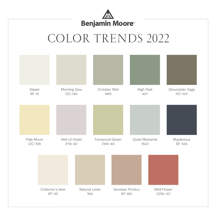 Benjamin Moore Unveils A Gentle Earthy Color Of The Year For 2022 Enerlux Windows Doors - Earthy Paint Color Schemes