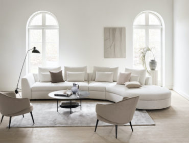 BoConcept Bergamo Sofa and Silent art Gallery