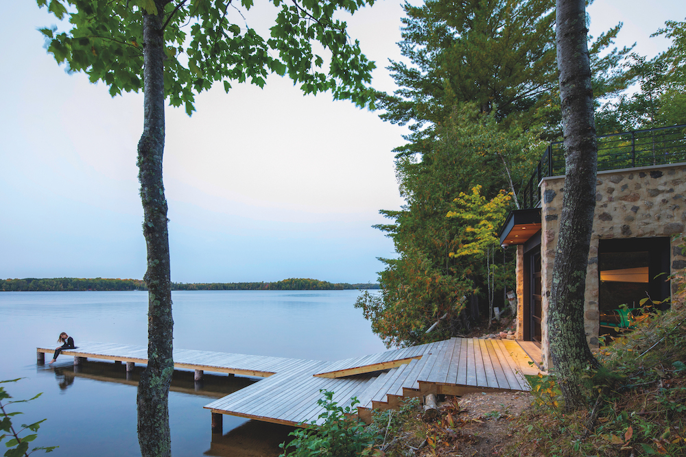 Tour This ModernDay, HighStyle Camp On The Shores Of A Wisconsin Lake