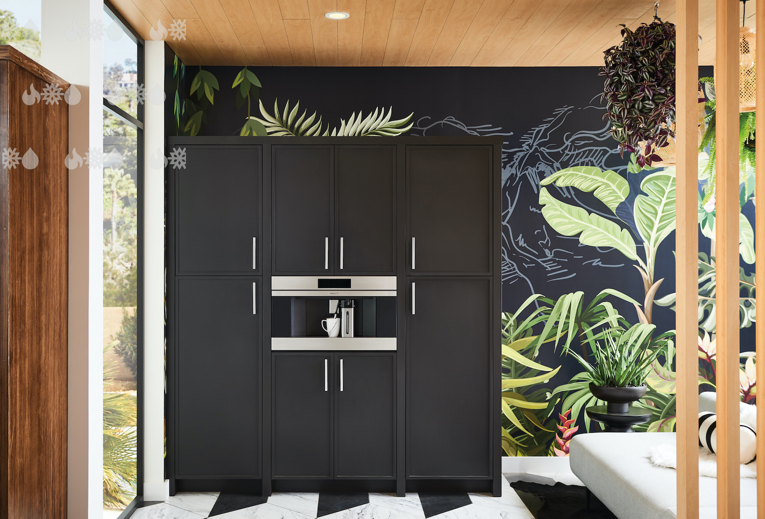 BuiltIn Coffee System and Cup Warming Drawer by Wolf aspire design