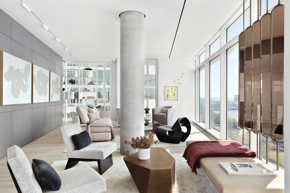 Plays With Sweeping Views In A Manhattan Apartment