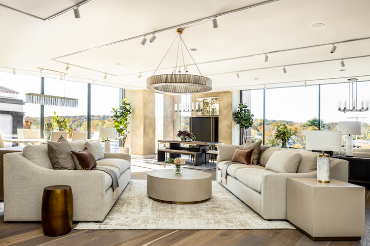 Interior Arhaus Showroom