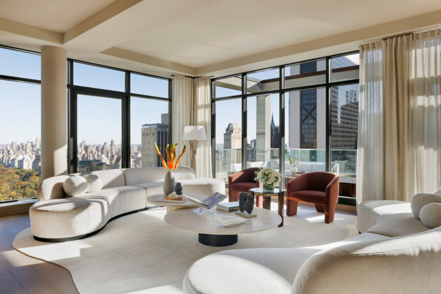 View of Breathtaking Views Of Central Park Define This Home In The Sky