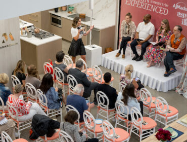 Erika Belsey Worth, Leyden Lewis, Jessica Ball and Paul Hagen on Stage at AjMadison