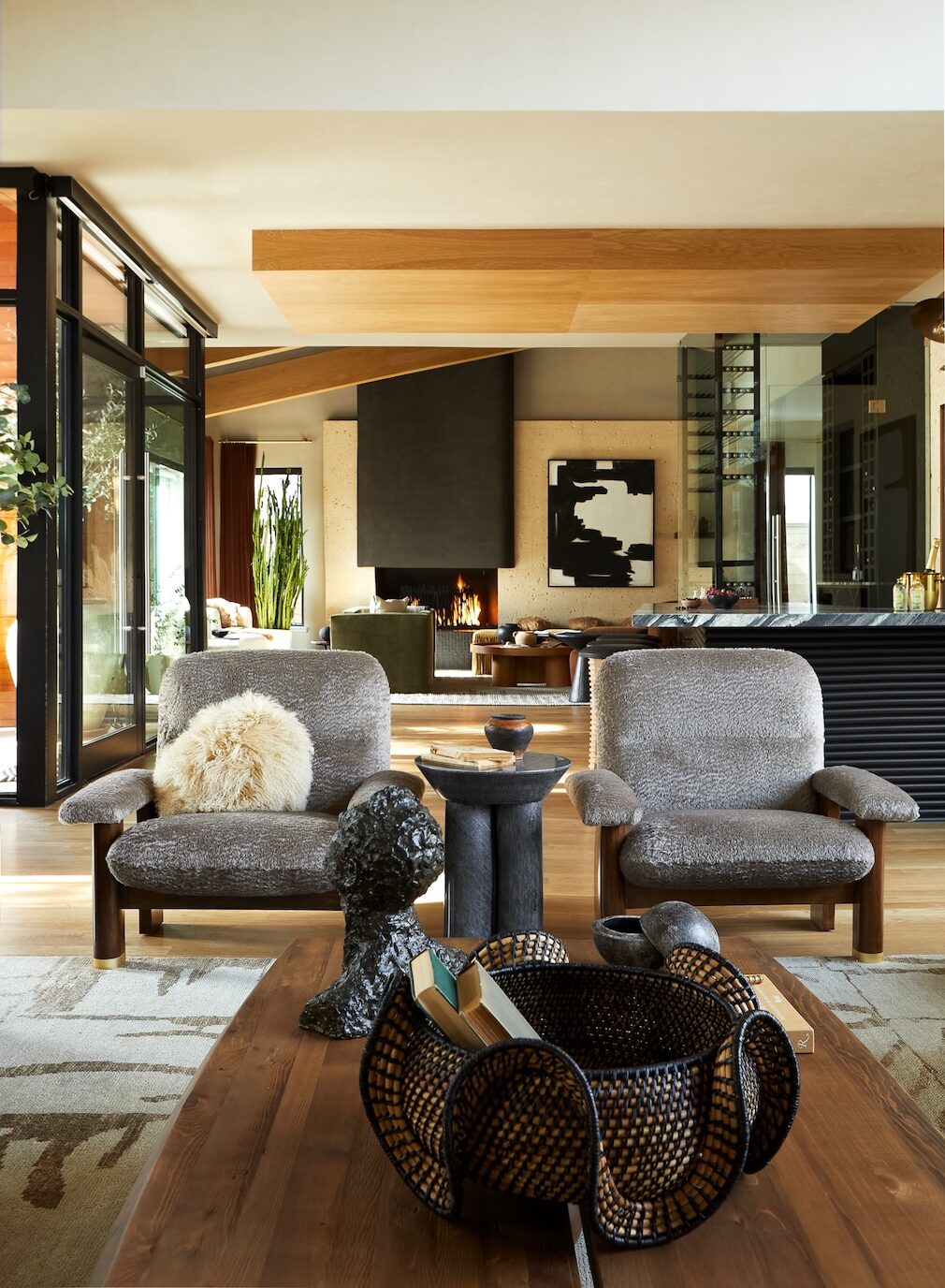 Ginger Curtis Designs A Midcentury Modern Stunner - aspire design